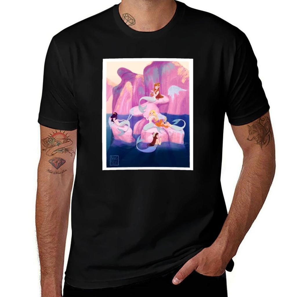 Mermaid lagoon TShirt Modern Style Print TShirt