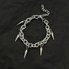 Punk Rivet Bracelet for Man Woman Hip Hop Titanium Steel Rivet Pendant Bracelet Retro Street Jewelry Kpop Accessories