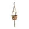 Multipurpose Woven Tassels Hanging Net Nordic Cotton Rope Macrames Plant Hanger for Flower Pot Holder and Home Wall Decors