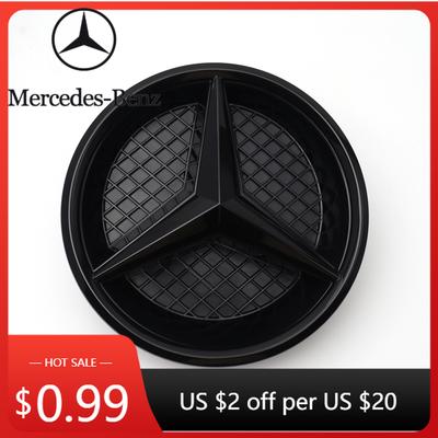 Hot Car Sticker Car Grill Emblem Star Badge For Mercedes Benz W205 A B C W212 W20E GLA GLK CLA CLS SLK VIANO Car Front Grill Log