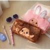 Monchichi Stationery Storage Bag Cute Monkiki Pencil Case Monchhiki Pouch Storage Student Gifts Kawaii Cosmetics Storage Bag