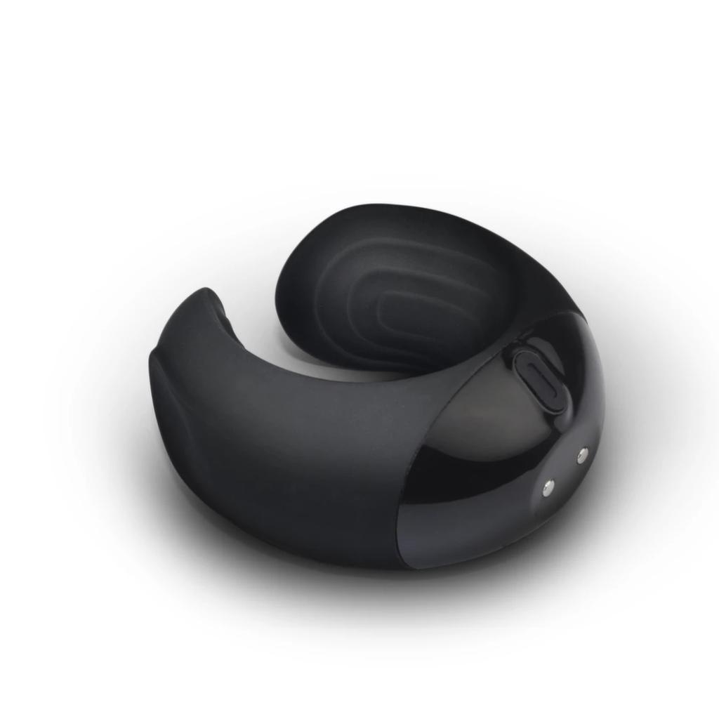 Rocks-Off - Echo C Curved Hand-Held Vibrating Masturbator Black
