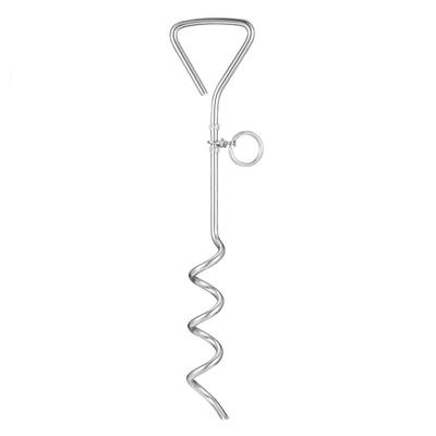 Dog Tie Stake Out Large Dogs Stakes Fixed Pile Ground Leash Iron Cable Heavy Duty