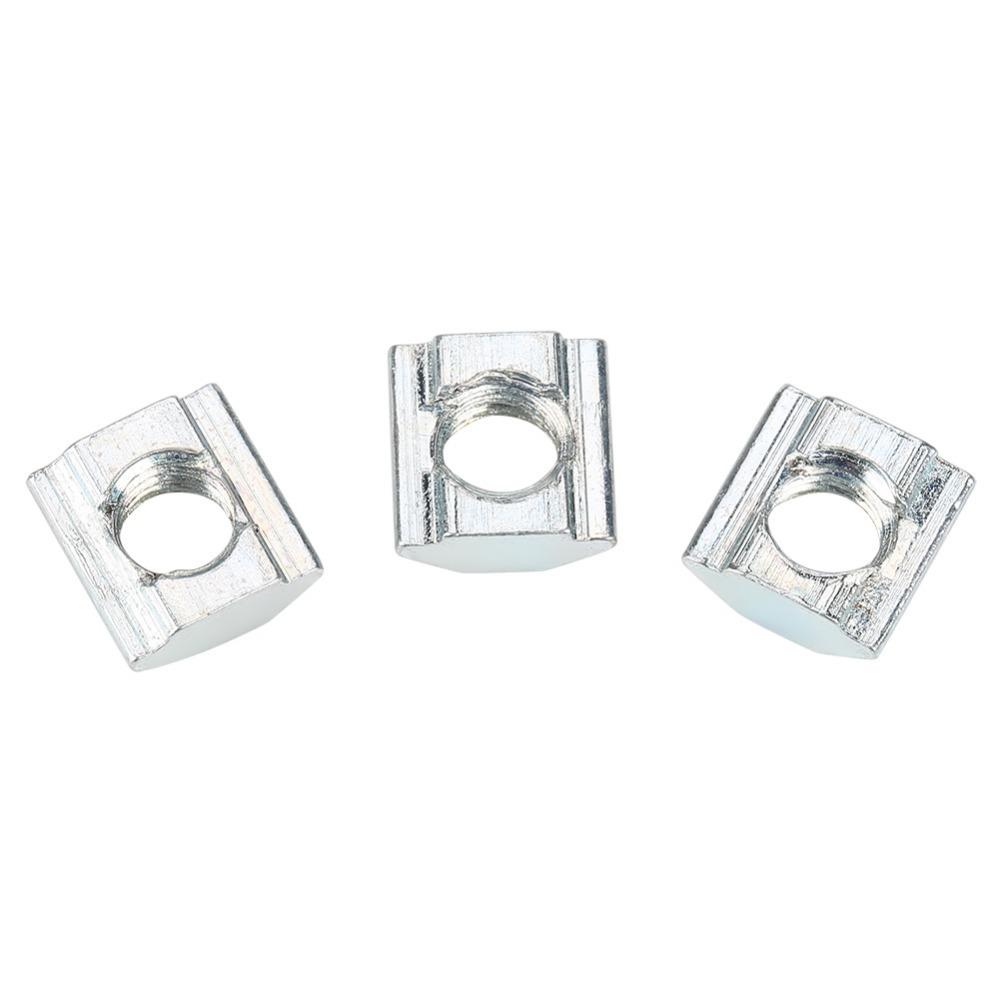50pcs 20 Series Sliding T Nut Sliding Mechanism Hammer Head Fastener T Slot Nut Industrial Assembly