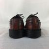 80s Vintage STAFFORD Long Wingtip Leather Business Shoes Brown size 8.5B 25.0-26.0 Men's(USED)