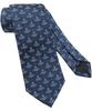 Vivienne Westwood Tie VW128 Iron (8.5cm Wide) Blue/Ivory [Used]