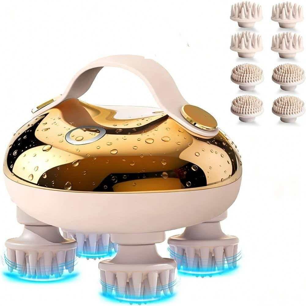 4 Claws Cordless Scalp Massager Waterproof Cat Head Scratcher High Quality Head Massager