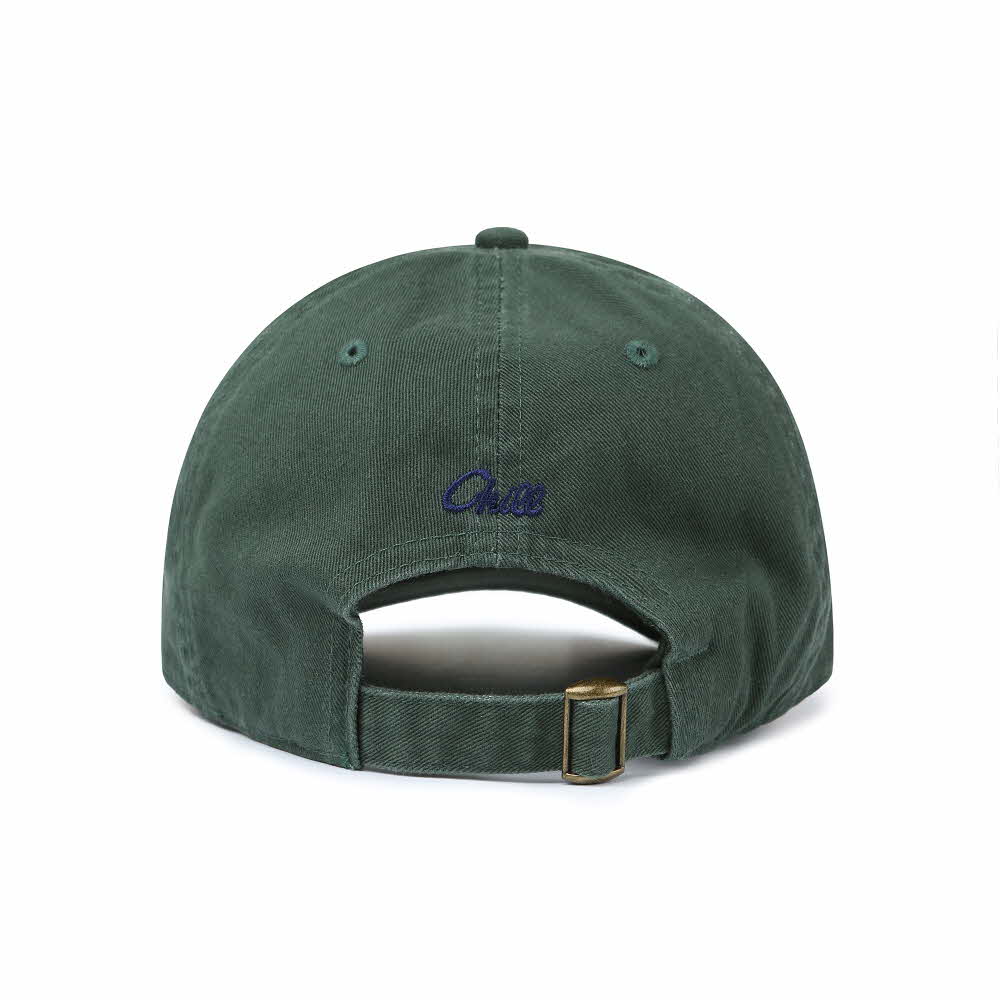 CHILL SPORTS CLUB Sea Of L Ball Cap Forest Green