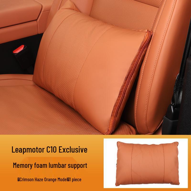 Leapmotor C10 Headrest & Lumbar Support with Neck Pillow, Car Cushion & Blanket, Original Car Color