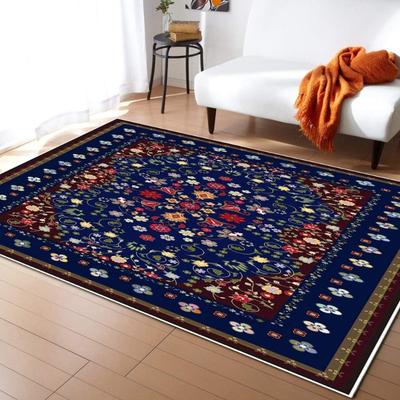 Luxuriöse Böhmische Teppiche Teppich Exotischer Druck Teppich Heimdekor Große Bodenmatte für Geräumiges Wohnzimmer Schlafzimmer Küche Klassisch