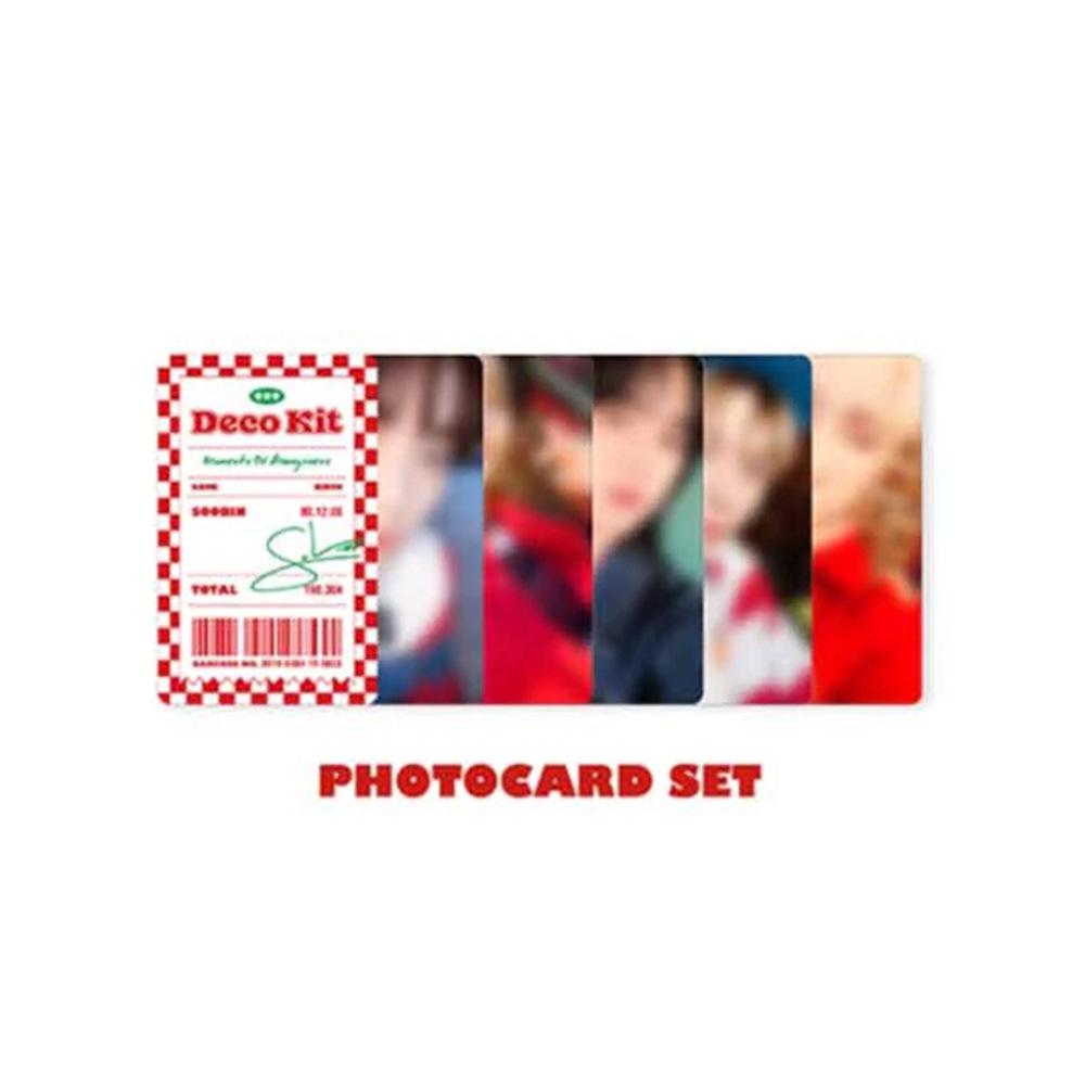 TXT Group Choi Soobin DECO Kit - Official Style LOMO/Photocard Random Set MOA