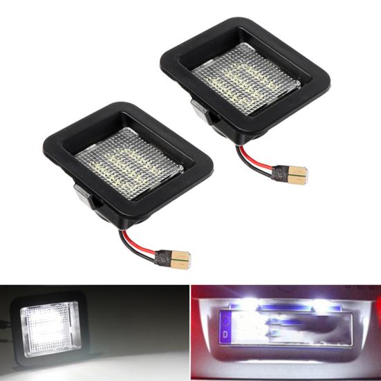 2Pcs LED License Plate Lights Super Bright High Lumens IP68 Waterproof Universal Simple Installation License Plate Lights Tag Lamps