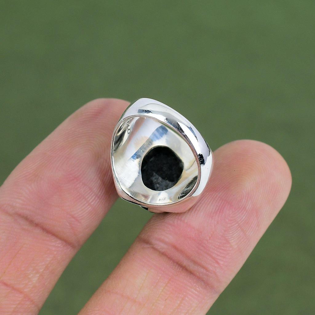 Abalone Shell Ring 925 Sterling Silver Ring Beautiful Gemstone Jewelry Handmade Latest Design Ring Brand New Jewelry Available In Ring Size