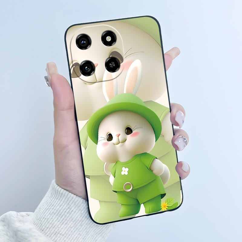 For Blackview Color 6 Case Luxury Cute Love Rabbit Funny Soft Silicone Protective Back Cover For Black View Color 6 Phone Case