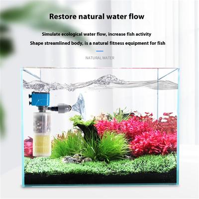 360 Direction Turning Aquatic Pet Current Maker Calm Stream Unit For Warm Water Marine Life Habitat ABS Durable Build Simple Assembly