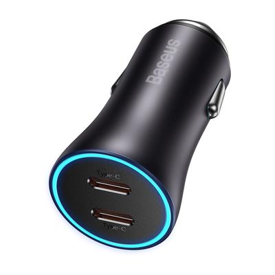 Golden Contactor Pro 2xUSBC 40W Car Charger Gray