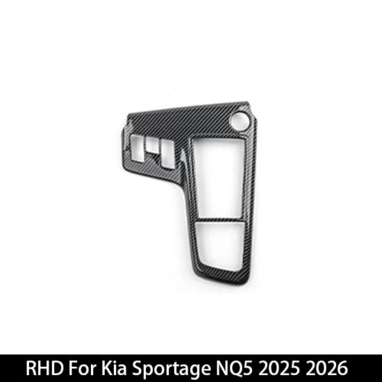 LHD/RHD For Kia Sportage NQ5 2026 Car Red Automatic Center Gear Shift Knob Console Panel Frame Cover Trim Accessories