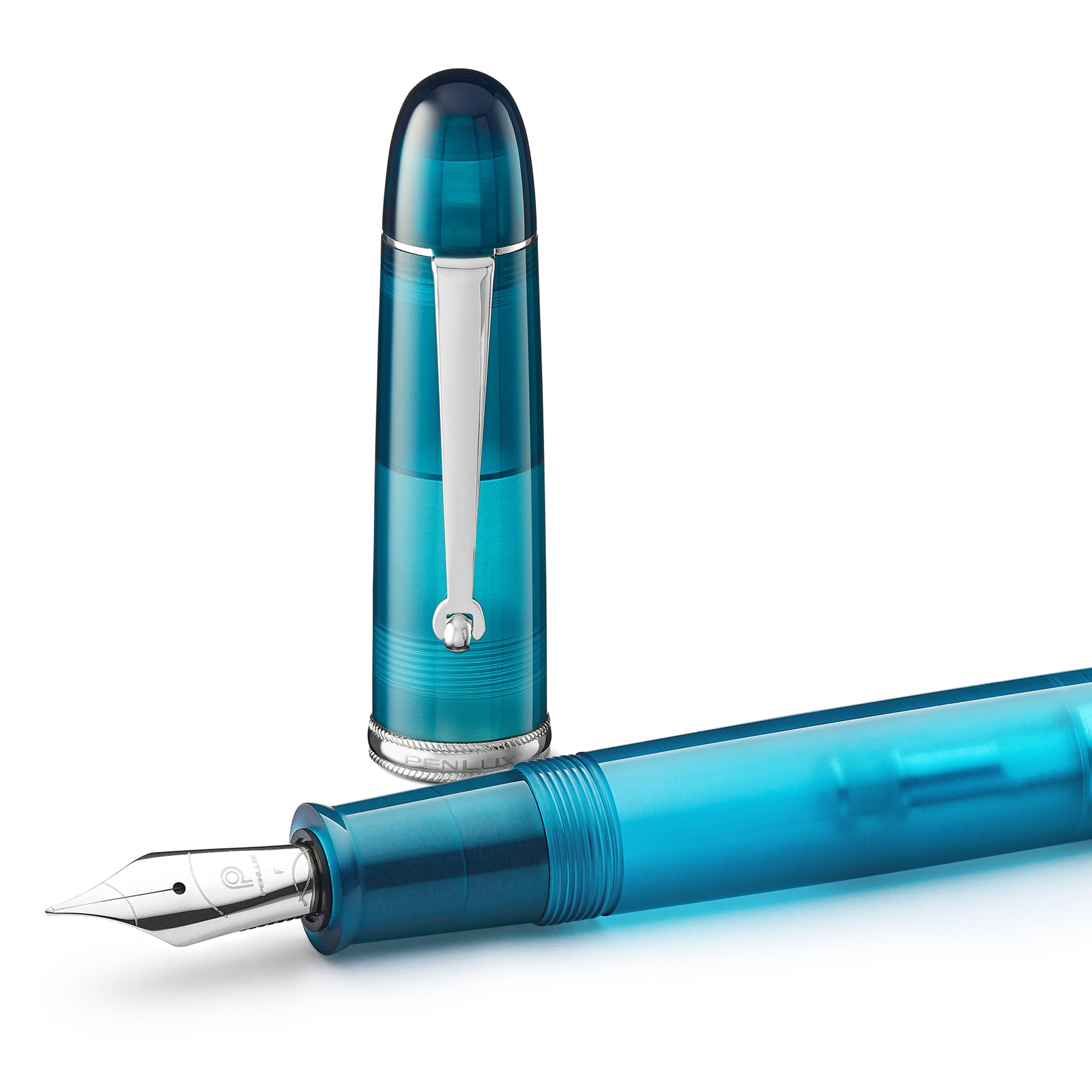 

penlux taiwan fountain pen great natural px 10 150 deep sea ds синій