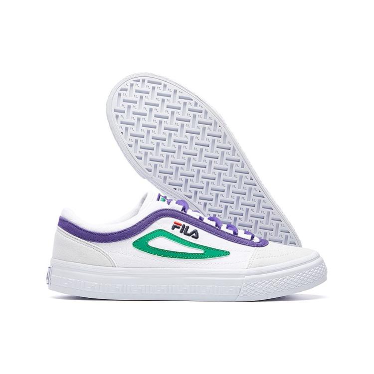 New FILA Light Weight Casual Shoes White/Green/Purple Women's F12W034423FWG