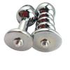 Metal Alloy Regular Thread Small Size Sets of Buttons Electric Shock Butt Plug Adult Sex Product Toys