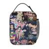 Enfermera En Apuros Lunch Box Lightweight Zip Lunch Box Work Print Cooler Carrier Fun Oxford Thermal Lunch Bags