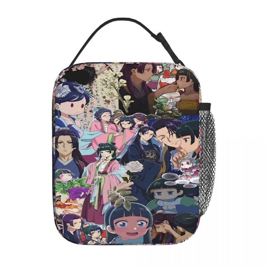 Enfermera En Apuros Lunch Box Lightweight Zip Lunch Box Work Print Cooler Carrier Fun Oxford Thermal Lunch Bags