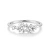 ANIA HAIE Pave Flower Cluster 925 Silver Ring R058-02H