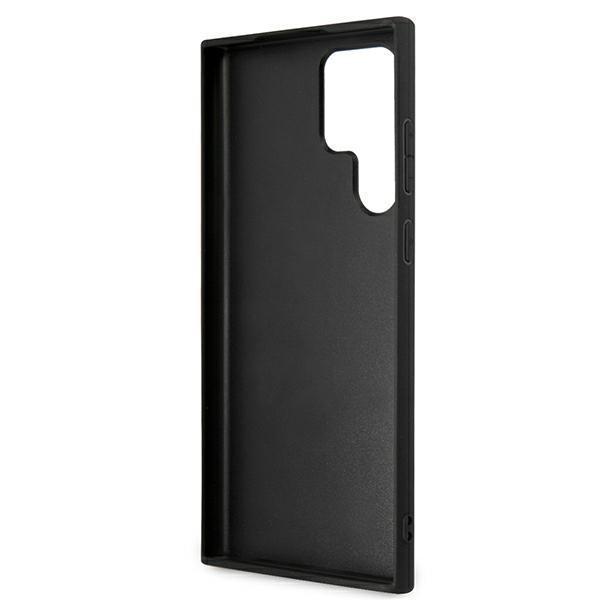 Guess Guhcs22L4Gmgbr S908 S22 Ultra Hnědý/Brown Pevný kryt 4G Velké kovové logo