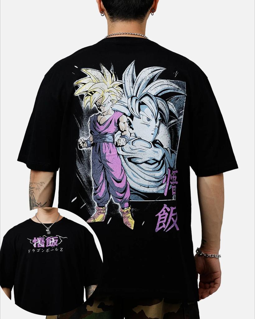 New Dragon Ball Goku Printed Shortsleeved Bandai Loose Mens and Womens 2026 Summer Breathable Sporty Fashion Tshirts