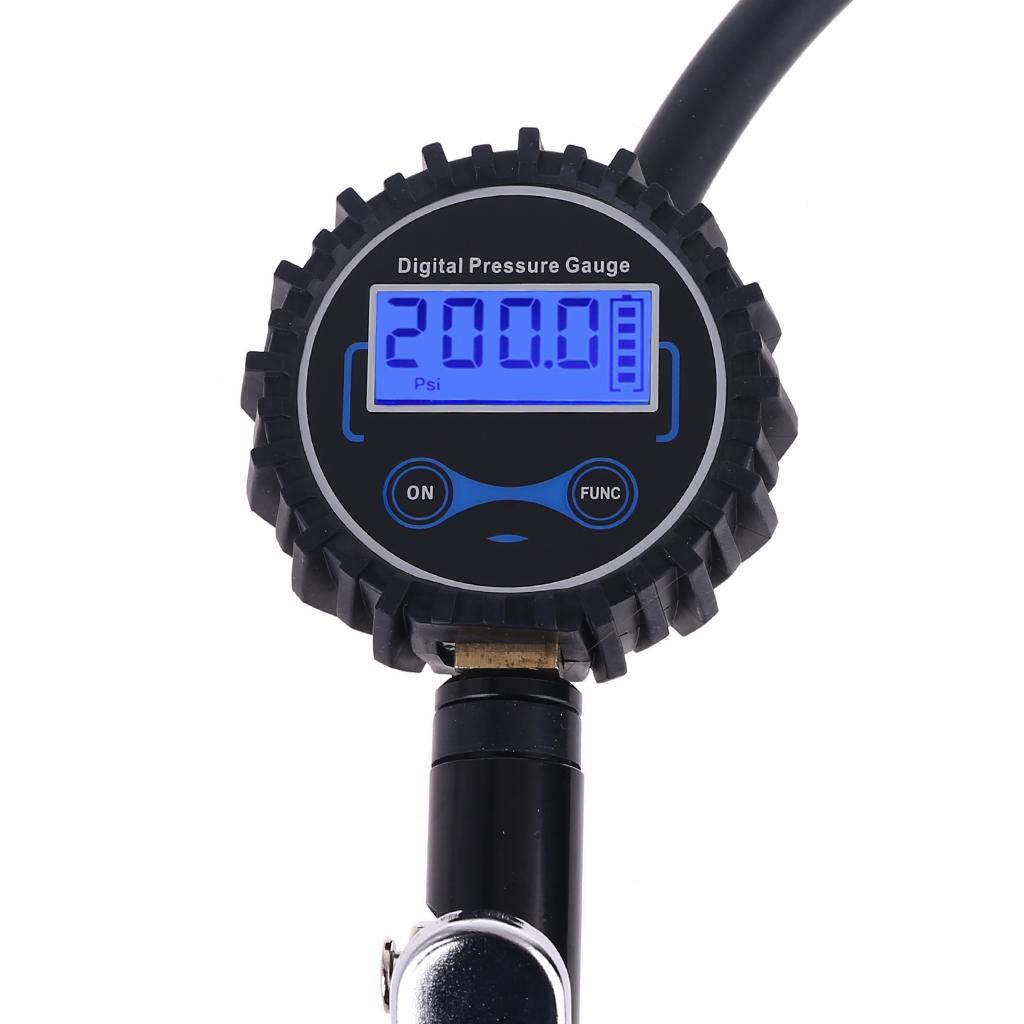 Digital Tire Inflator Heavy Duty Air Compressor Accessories 1/4" NPT 255PSI