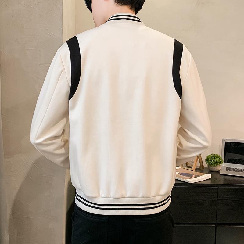 2024 Unisex Retro Baseball Jacket with White Stripes