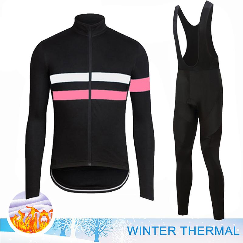 2026 Winter Velvet Warm Thermal Fleece Cycling Jersey Set Men MTB Bicycle Clothes Wear Ropa Ciclismo Racing Team Bike Outoddr Warm Clothing