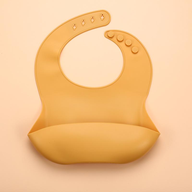 Waterproof Silicone Baby Bib - Wash-Free, Perfect for Summer
