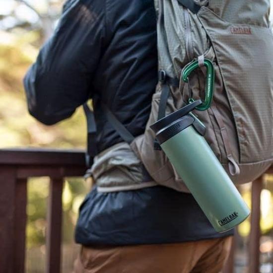 To Camelbak Forge Flow Vacuum Insulated Travel Vacuum Keeps Drinks Hot or Terracotta Rose Spill-proof/Ready Drink! Tumbler, 350ml, One-Touch, One-Hand