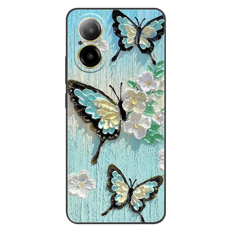 Pro Realme C67 4G C65 Pouzdro Mramorové Měkký Matný Silikonový Zadní Kryt Pro Realme C53 C55 Celé Tělo Telefonu RealmeC67 Coque Fundas