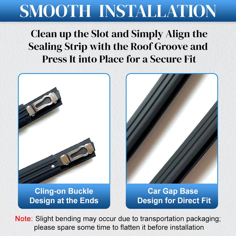 Pair Left Right Car Roof Drip Finish Moulding Seal Strips Trim for Honda Civic EK2 EK3 EK4 EK9 1996-2000 74316-S03-003