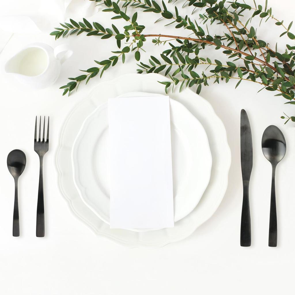 Charbon Black Cutlery Set 16 Pcs