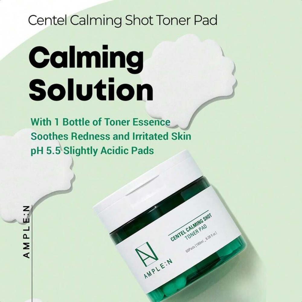 AMPLE:N Centel Calming Shot Toner Pad 60 Sheet/180ml