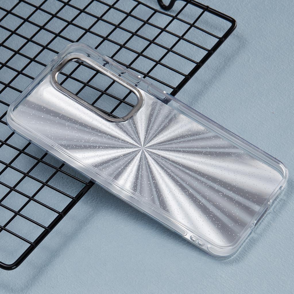 For Samsung Galaxy S25 Case PC + TPU Protective Phone Cover Laser Flower Pattern