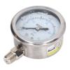 Pressure Gauge Stainless Steel Vibration Resistant Oil Manometer 1 4in NPT Bottom Connection 0 4Mpa
