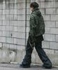 Loeolingladeu Flare Cargo Pants Khaki