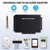 IDE and SATA Adapter,USB3.0 Hard Drive Converter with Power Switching for 2.5 and 3.5 Inch HDDs or SSD DVDRW Drives