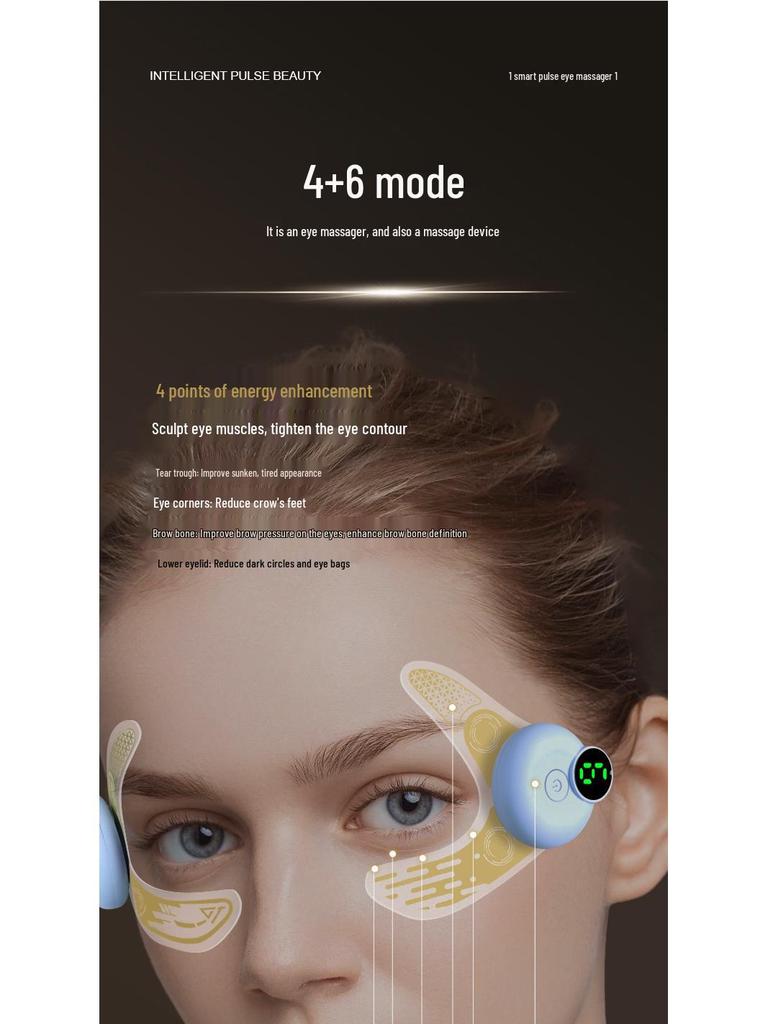 Cross-Border EMS Eye Massage Device: Lifts, Fades Fine Lines & Dark Circles, Relaxes & Revitalizes Eyes