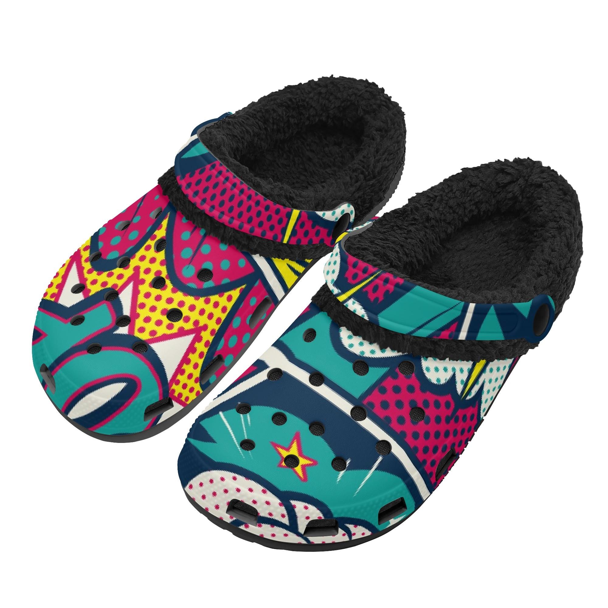 

1 пара уютных мягких клогов из ЭВА с теплой подкладкой для мужчин и женщин, зимняя комфортная обувь слипоны, легкая для ношения в помещении и на улице 48 белый