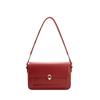 Small Square Bag Single Shoulder Armpit Bag Women's New Fashionable Red Bag