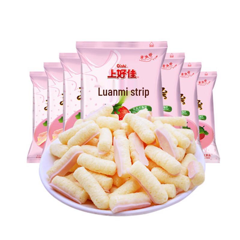 Oishi Strawberry Corn Sticks