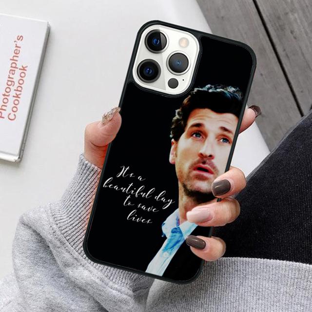 Derek Shepard Grey Anatomy Mobile Phone Cases Cover For iPhone 17 Air 16 16e 15 14 12 13 11 Pro MAX Apple Plus Shell