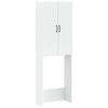 Toilet Cabinet HOORN White 66 X 25.5 X 190 Cm Engineered Wood