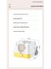 Large Enclosed Cat Litter Box with Detachable Drawer, Easy to Clean & Durable