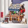 LOZ 1252 Architecture Food Stall Takoyaki Seafood Sushi Wine Restaurant DIY Mini Blocks Bricks Building Toy For Children No Box